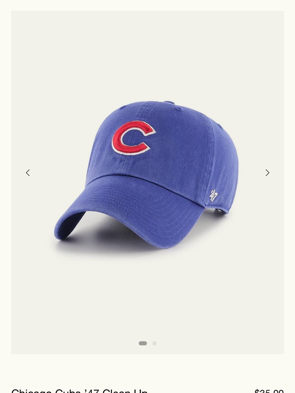 Chicago Cubs ’47 Clean Up Royal Blue